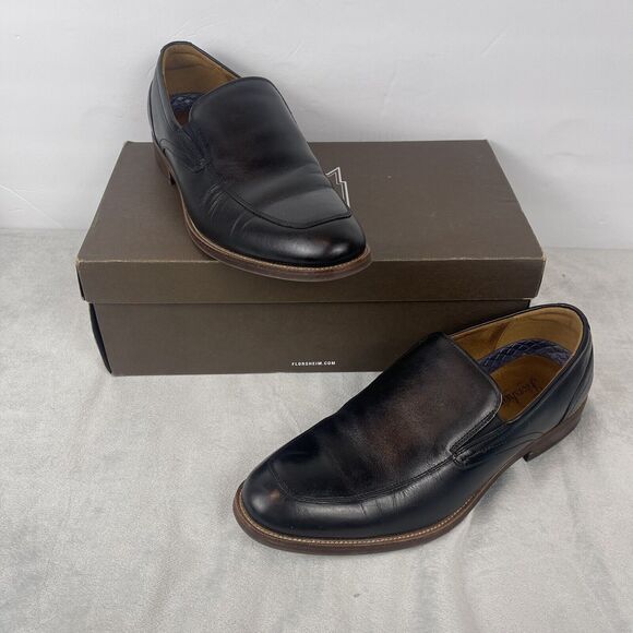 Florsheim Rucci Moc Toe Slip-On Black Loafer Mens‎ Size 10M New In Box main image 7